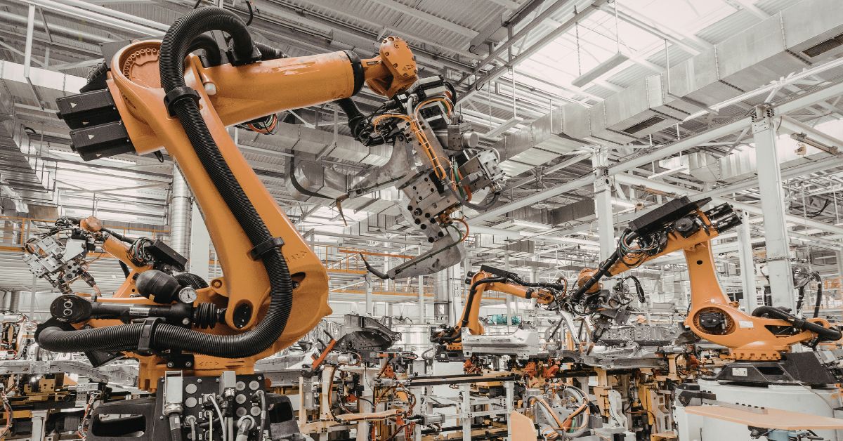 Automated robotic arm in a domestic factory